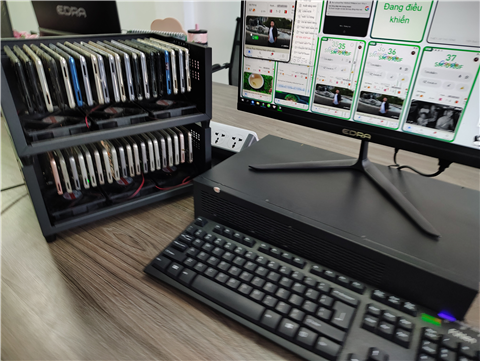 Ảnh Lắp Đặt Box Phone Farm Tại Times City Hà Nội – Mua, Thuê & Setup Tận Nơi